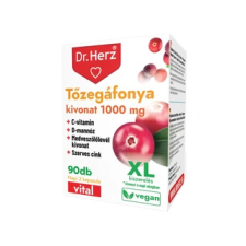 Dr. Herz Tőzegáfonya kivonat 1000mg kapszula doboz XL 90db reform élelmiszer