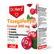  Dr.herz tőzegáfonya kivonat 500 mg kapszula 60 db gyógyhatású készítmény
