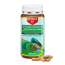 DR Herz Új-Zélandi Zöldkagyló koncentrátum 500mg 170db kapszula ÚJ! vitamin és táplálékkiegészítő