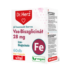 Dr Herz Vas-biszglicinát 28 mg 60 kapszula vitamin és táplálékkiegészítő