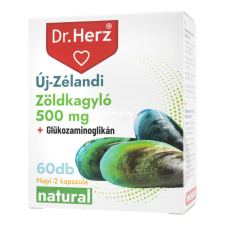 Dr. Herz zöldkagyló kivonat 500 mg kapszula 60 db vitamin és táplálékkiegészítő