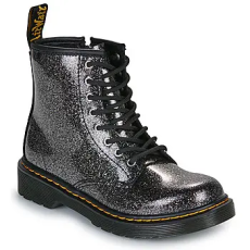 Dr. Martens Csizmák 1460 J Black Silver Nebula Glitter Fekete 35