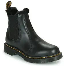 Dr. Martens Csizmák 2976 LEONORE DARK GREY ATLAS Fekete 43