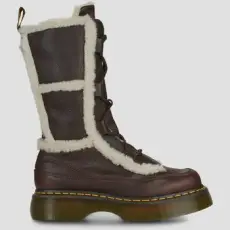Dr. Martens Csizmák Buzz Lace WL High Leg Boot Dark Brown Barna 42
