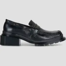 Dr. Martens Mokkaszínek Maybole Loafer Black Milled Gloss Fekete 38 női cipő