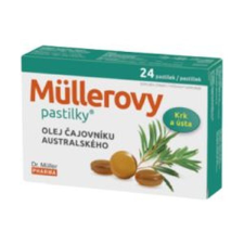 Dr. Müller Teafaolajos torokfertötlenítő pasztilla 24db gyógytea