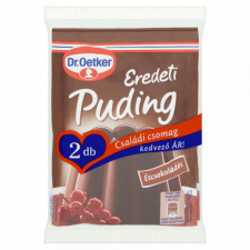 Dr. Oetker Eredeti Puding étcsokoládés pudingpor 2 x 52 g alapvető élelmiszer