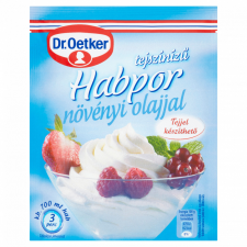 Dr. Oetker tejszínízű habpor növényi olajjal 45 g alapvető élelmiszer