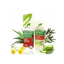 Dr. Organic Bio Aloe Vera gél  teafaolajos 200ml testápoló