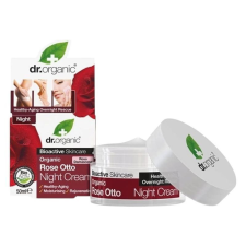 dr.Organic Éjszakai krém bio damaszkuszi rózsaolajjal 50ml arckrém