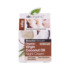 Dr.Organic Éjszakai krém szűz kókuszolajjal 50ml arckrém