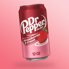  Dr. Pepper Strawberries and Cream eperkrém ízű üdítőital 355ml üdítő, ásványviz, gyümölcslé