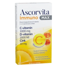 Dr. Theiss Ascorvita immuno max tabletta 30db vitamin és táplálékkiegészítő