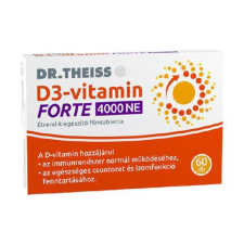 Dr. Theiss D3-vitamin Forte 4000NE filmtabletta 60db vitamin és táplálékkiegészítő