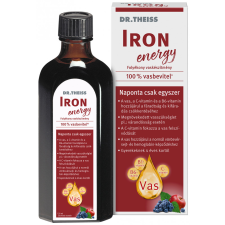  Dr.Theiss iron energy folyékony étrend-kiegészítő vassal és vitaminokkal, édesítőszerrel 250 ml vitamin és táplálékkiegészítő