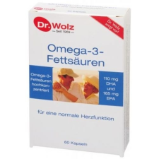 Dr. Wolz Dr. Wolz Omega-3 zsírsav kapszula 60db gyógyhatású készítmény