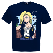 Dragon Ball Android 18 - Férfi Póló férfi póló