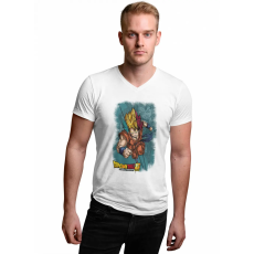  Dragon Ball Super GOKU - Férfi V Nyakú Póló