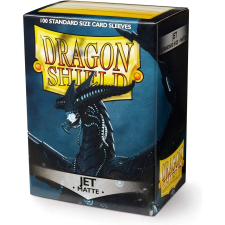 Dragon Shield Matte Negro Jet 100 db kártyavédő társasjáték