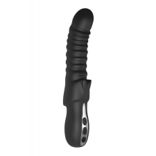 Dream Toys Typhon - akkus, bordázott vibrátor (fekete) vibrátorok
