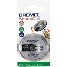 Dremel 2615S541JA SpeedClic köszörűkorong, üvegszállal erősített, 38 mm, 2 db barkácsgép tartozék