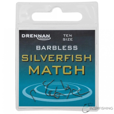 Drennan Barbless Silverfish Match 22 horog horog