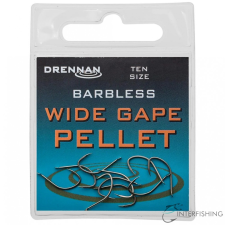 Drennan Barbless Wide Gape Pellet 18 horog horog