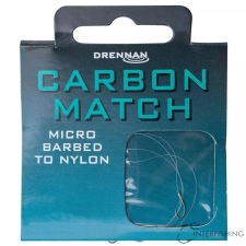 Drennan Carbon Match 18-2lb előkötött horog horog