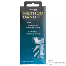 Drennan Method Bandit Carp Feeder 12 előkötött horog horog