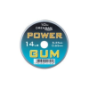 Drennan POWER GUM 0,65MM 14LB BARNA
