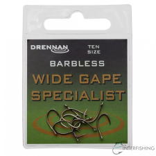 Drennan Wide Gape Specialist Barbless 04 horog horog