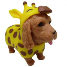 Dress Your Puppy: Állati kiskutyák 2. széria - Spániel zsiráf ruhában játékfigura