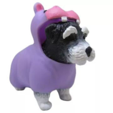 Dress Your Puppy: Állati kiskutyák 2. széria - Törpe snautzer víziló ruhában játékfigura