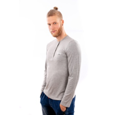  Dressa Collection férfi hosszú ujjú póló - szürke | S férfi póló