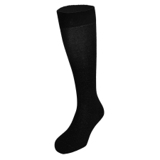  Dressa ezüstszálas gumi nélküli térdzokni - fekete - 35-43 női zokni