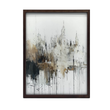  DRIP ART PICTURE GÓTIKAI TÁJ VÁSZON KERET NÉLKÜL 50x70 CM grafika, keretezett kép
