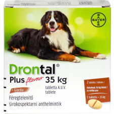  Drontal Plus tabl. a.u.v. 35kg felett (kutya) 2x vitamin, táplálékkiegészítő kutyáknak