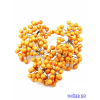  Drótos bogyó 1 cm - Napsárga