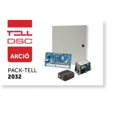 DSC HS2032 központ dobozzal, kezelő nélkül, táp, GSM Adapter Mini biztonságtechnikai eszköz