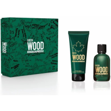 Dsquared2 Green Wood SET: edt 100ml + tusfürdő gél 150ml kozmetikai ajándékcsomag