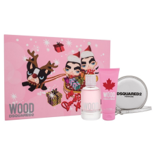 Dsquared2 Wood Pour Femme SET: EDT 100ml + tusfürdő gél 100ml + Peňaženka kozmetikai ajándékcsomag
