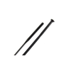 DT Swiss Aerolite egyenes fejű küllő, 294 x 2,3 x 0,9 mm, küllőanya nélkül, fekete
