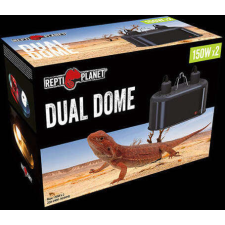 Dual Repti Planet Dual Dome - Dupla kerámia lámpa terráriumokhoz 2 x 150 W hüllőfelszerelés