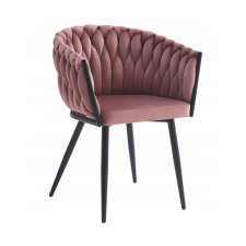 Dubai design velvet étkezőszék- piszkosrózsaszín bútor