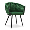 Dubai design velvet étkezőszék zöld