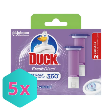 Duck wc öblítő korong UTÁNTÖLTŐ, Levendula 2X36ml/csg KARTON - 5 db illatosító, légfrissítő