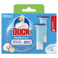 Duck wc öblítő korong UTÁNTÖLTŐ, Marine 2X36ml/cs tisztító- és takarítószer, higiénia
