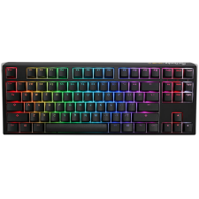 DUCKYCHANNEL ONE 3 TKL RGB MX Blue Magyar fekete billentyűzet
