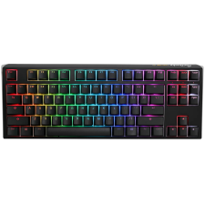 DUCKYCHANNEL ONE 3 TKL RGB MX Clear Magyar fekete billentyűzet