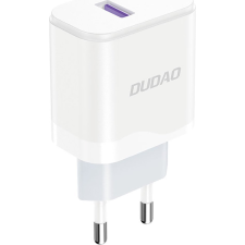 DUDAO A20EU Hálózati Töltő 1xUSB-A Csatlakozással 18W-Fehér (A20EU) kábel és adapter
